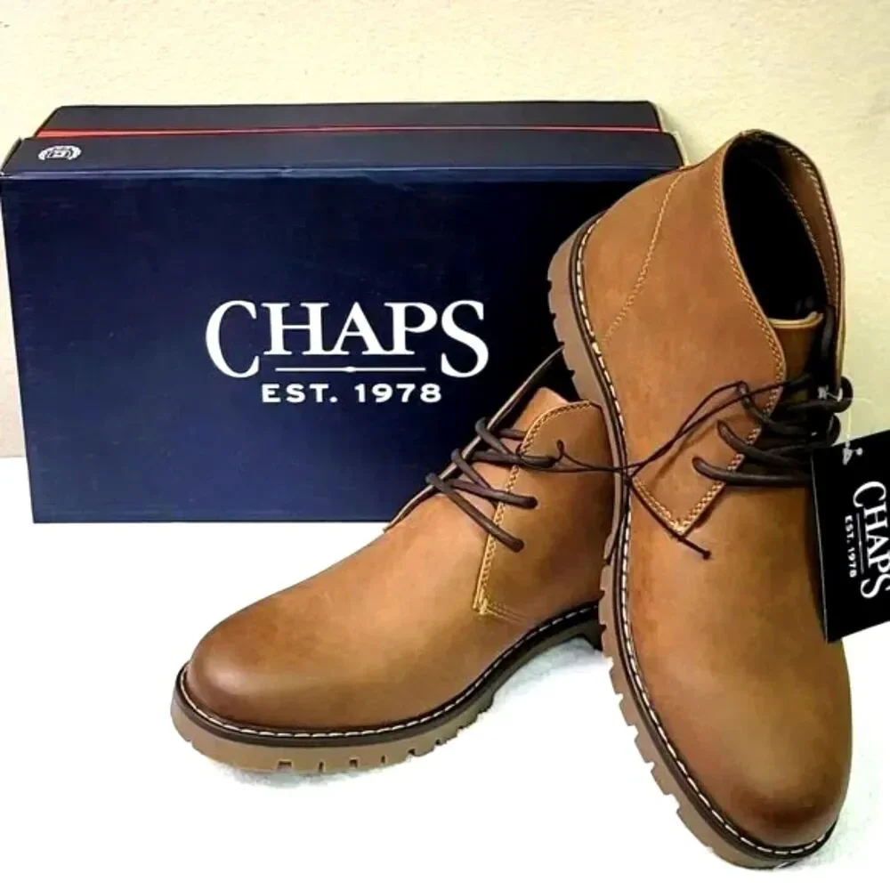 Size: 10 Chukka Boots w/ Memory Foam . Chaps . New in Box